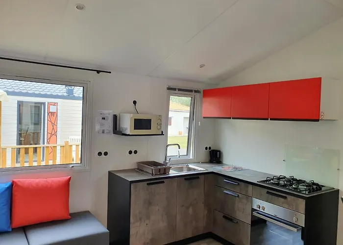 캠프장 Mobile Homes By Kelair At Camping Sol A Go Go